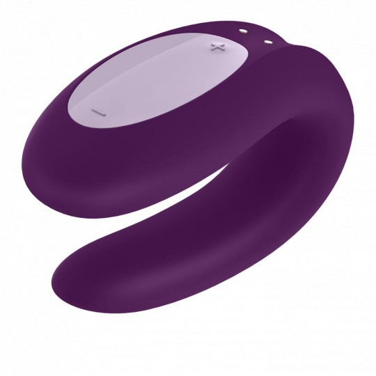 Фиолетовый вибратор для пар Double Joy с управлением через приложение (цвет -фиолетовый) (178297) фото 7