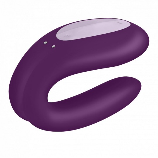 Фиолетовый вибратор для пар Double Joy с управлением через приложение (цвет -фиолетовый) (178297) фото 1