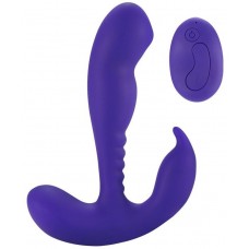 Фиолетовый стимулятор простаты Remote Control Prostate Stimulator with Rolling Ball - 13,3 см. (цвет -фиолетовый) (180244)