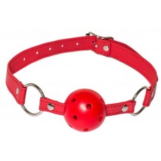 Красный кляп-шарик Firecracker (цвет -красный) (184557)