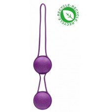 Фиолетовые вагинальные шарики Geisha со шнурком (цвет -фиолетовый) (185213)