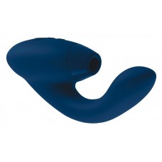 Синий стимулятор Womanizer DUO с вагинальным отростком (цвет -синий) (187655)