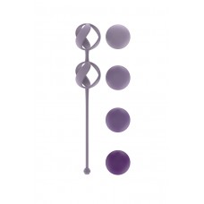 Набор из 4 фиолетовых вагинальных шариков Valkyrie (цвет -фиолетовый) (188086)