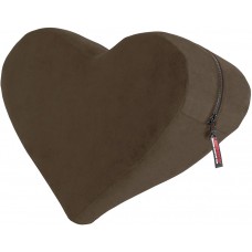 Кофейная подушка для любви Liberator Retail Heart Wedge (цвет -кофейный) (188437)