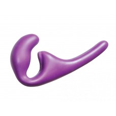 Фиолетовый безремневой страпон Seduction - 20,5 см. (цвет -фиолетовый) (190072)
