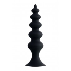 Черная анальная ёлочка Indi - 11,5 см. (цвет -черный) (190700)