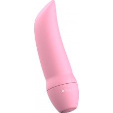 Розовая вибропуля Bmine Basic Curve - 7,6 см. (цвет -розовый) (197425)