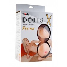 Надувная секс-кукла OLIVIA с реалистичной вставкой (цвет -телесный) (24473)