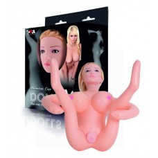 Надувная секс-кукла LILIANA с реалистичной головой и поднятыми ножками (цвет -телесный) (24523)
