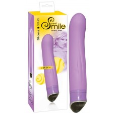 Фиолетовый вибратор Smile Easy - 22 см. (цвет -фиолетовый) (37863)
