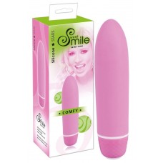 Розовый вибратор Smile Mini Comfy - 13 см. (цвет -розовый) (37978)