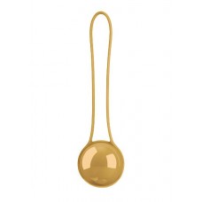 Золотистый вагинальный шарик Pleasure Ball Deluxe (цвет -золотистый) (40923)