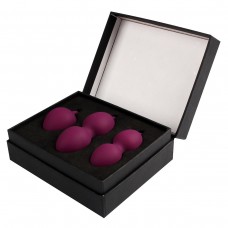 Набор фиолетовых вагинальных шариков Nova Ball со смещенным центром тяжести (цвет -фиолетовый) (41371)