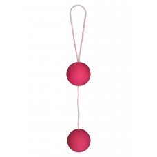 Веселые розовые вагинальные шарики Funky love balls (цвет -розовый) (4417)