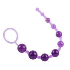 Фиолетовая анальная цепочка Sassy Anal Beads - 26,7 см. (цвет -фиолетовый) (45688)