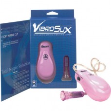 Розовый вибростимулятор для сосков VibroSux (цвет -розовый) (48249)
