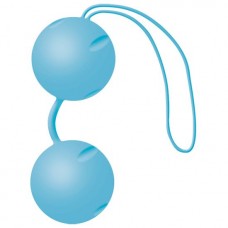 Голубые матовые вагинальные шарики Joyballs   (цвет -голубой) (49655)