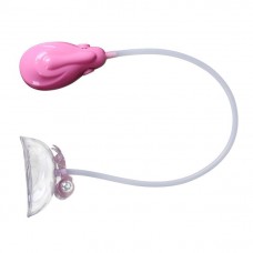 Автоматическая помпа для клитора и малых половых губ с вибрацией (цвет -прозрачный) (5018)