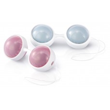 Вагинальные шарики Luna Beads (цвет -голубой с розовым) (5261)