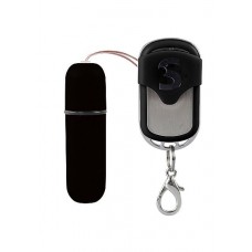 Черная вибропуля  Remote Vibrating Bullet с пультом ДУ (цвет -черный) (53277)