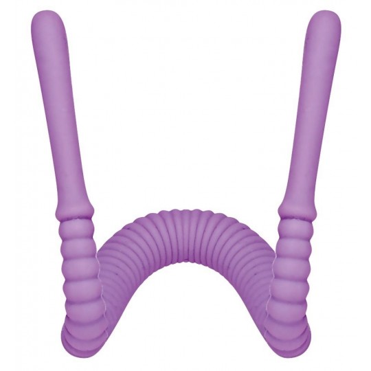 Фиолетовый гибкий фаллоимитатор Intimate Spreader для G-стимуляции (цвет -фиолетовый) (53730) фото 5