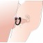 Зажим на половые губы с гибкой перемычкой для G-стимуляции  (цвет -черный с фиолетовым) (53733) фото 3