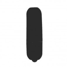 Черная вибропуля с 10 режимами вибрации (цвет -черный) (53953)