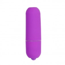 Фиолетовая вибропуля с 10 режимами вибрации (цвет -фиолетовый) (54122)