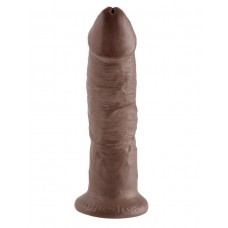 Коричневый фаллоимитатор 9 Cock - 22,9 см. (цвет -коричневый) , артикул: 55755 Коричневый фаллоимитатор 9 Cock - 22,9 см. (цвет -коричневый) (55755)