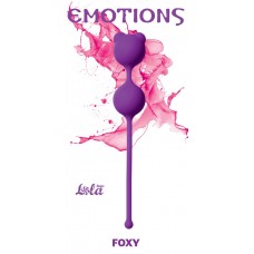 Фиолетовые вагинальные шарики Emotions Foxy (цвет -фиолетовый) (56309)