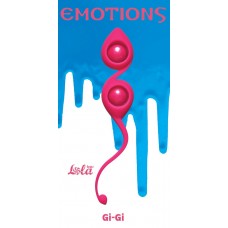 Розовые вагинальные шарики Emotions Gi-Gi (цвет -розовый) (56311)