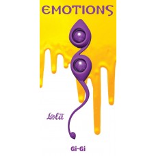 Фиолетовые вагинальные шарики Emotions Gi-Gi (цвет -фиолетовый) (56312)