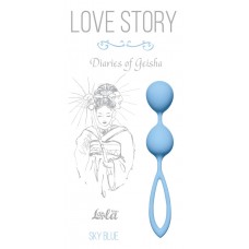 Голубые вагинальные шарики Diaries of a Geisha (цвет -голубой) (56317)