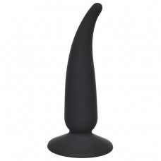 Чёрная анальная пробка P-spot Teazer Black - 12,2 см. (цвет -черный) (57236)