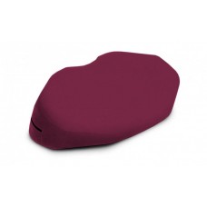 Бордовая вельветовая подушка для любви Liberator Retail Arche Wedge (цвет -бордовый) (59840)