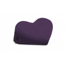 Фиолетовая малая вельветовая подушка-сердце для любви Liberator Retail Heart Wedge (цвет -фиолетовый) (59844)