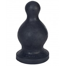 Чёрная анальная втулка XXL для фистинга - 20,55 см. (цвет -черный) (60210)