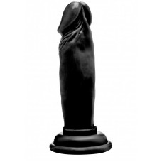 Чёрный фаллоимитатор Realistic Cock 6  - 15 см. (цвет -черный) (61108)