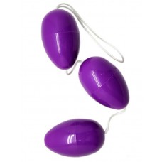 Фиолетовые анально-вагинальные шарики (цвет -фиолетовый) (62221)