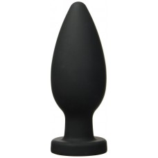 Чёрная анальная пробка XXL - 17,1 см. (цвет -черный) (63163)
