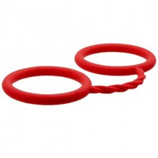 Красные силиконовые наручники BONDX SILICONE CUFFS (цвет -красный) (64920)