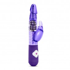 Фиолетовый вибратор с клиторальной стимуляцией Luxe Rabbit 2 - 26 см. (цвет -фиолетовый) (65075)