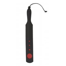 Чёрный пэддл с красным геометрическим узором O-Impression Paddle - 40 см. (цвет -черный с красным) (65328)