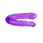 Фиолетовый двусторонний фаллоимитатор - 29,8 см. (цвет -фиолетовый) (65457) фото 5