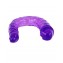 Фиолетовый двусторонний фаллоимитатор - 29,8 см. (цвет -фиолетовый) (65457) фото 4