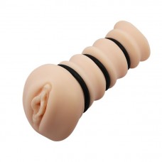 Мастурбатор-вагина с утягивающими кольцами Rossi Flesh 3D (цвет -телесный) (67414)