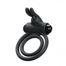 Вибрирующее кольцо Osmond с подхватом мошонки (цвет -черный) (78156)