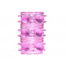 Розовая насадка на пенис Rings Armour (цвет -розовый) (80350)