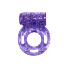 Фиолетовое эрекционное кольцо с вибрацией Rings Axle-pin (цвет -фиолетовый) (80748)