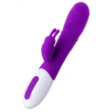 Фиолетовый вибратор JOS TATY с пульсирующими шариками - 21,5 см. (цвет -фиолетовый) (83939)